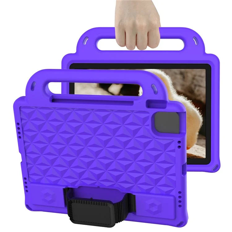 For iPad Pro 11 (2024) Case Protective EVA Tablet Cover with Kickstand, Strap