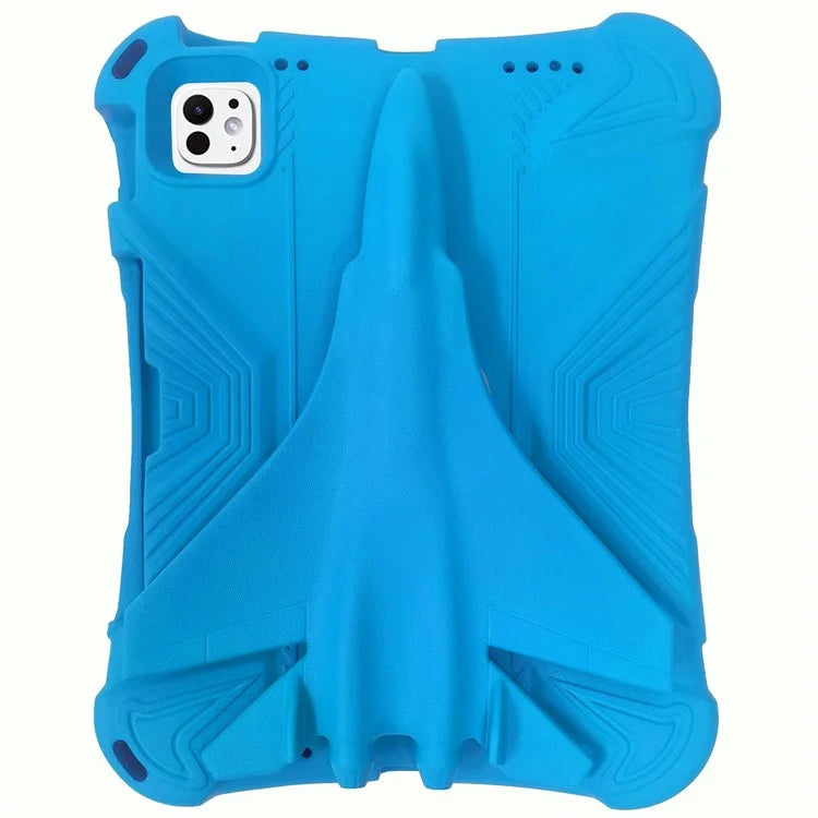 For iPad Pro 11 (2024) Case Airplane Style Kickstand EVA Tablet Cover