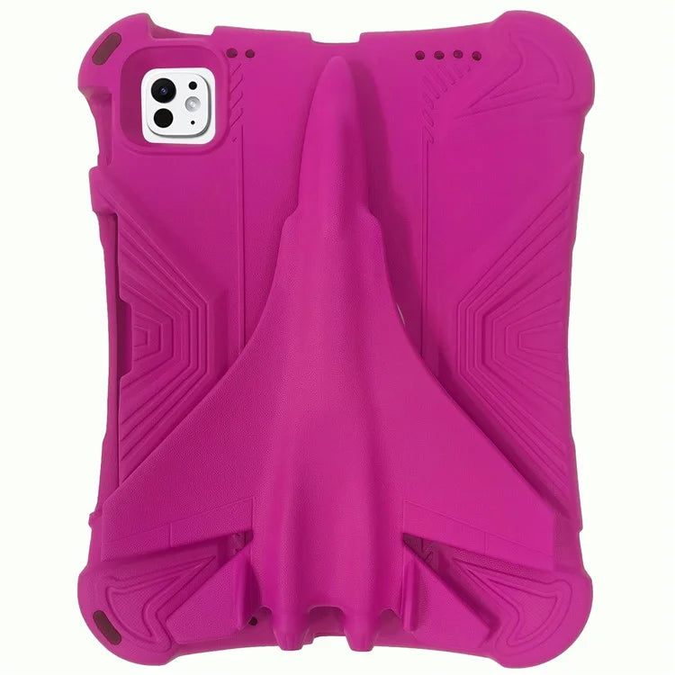 For iPad Pro 11 (2024) Case Airplane Style Kickstand EVA Tablet Cover