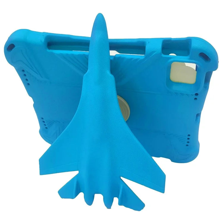 For iPad Air 11 (2024) Case Airplane Style Kickstand EVA Tablet Cover
