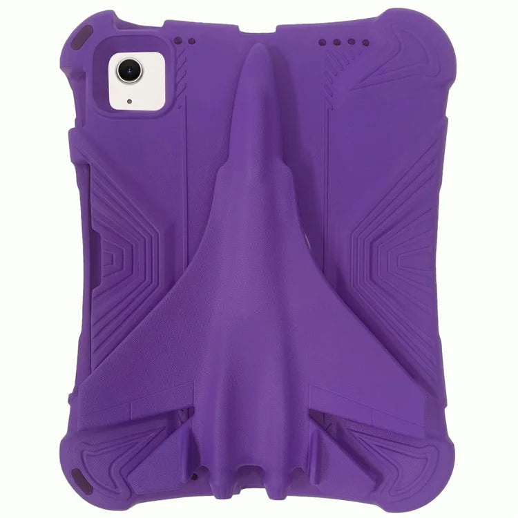 For iPad Air 11 (2024) Case Airplane Style Kickstand EVA Tablet Cover