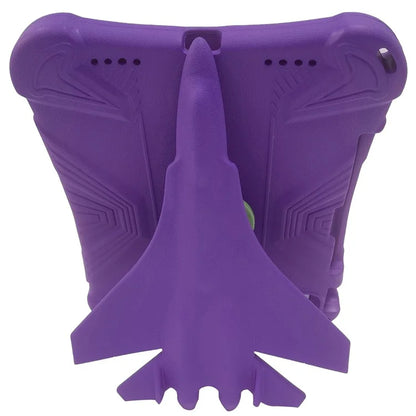 For iPad Air 11 (2024) Case Airplane Style Kickstand EVA Tablet Cover