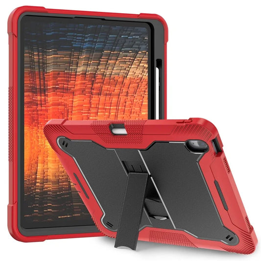 For iPad Air 13 (2024) Case Kickstand Silicone + PC Tablet Cover High-Impact Shockproof