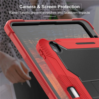 For iPad Air 13 (2024) Case Kickstand Silicone + PC Tablet Cover High-Impact Shockproof