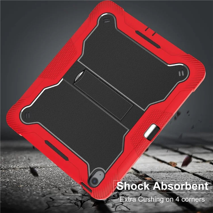 For iPad Air 13 (2024) Case Kickstand Silicone + PC Tablet Cover High-Impact Shockproof