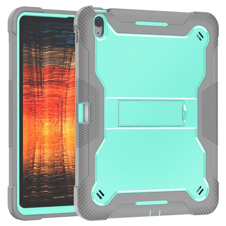 For iPad Air 13 (2024) Case Kickstand Silicone + PC Tablet Cover High-Impact Shockproof