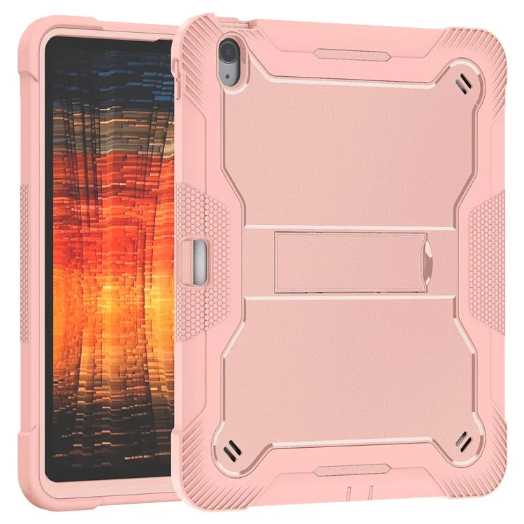 For iPad Air 13 (2024) Case Kickstand Silicone + PC Tablet Cover High-Impact Shockproof