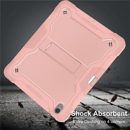 For iPad Air 13 (2024) Case Kickstand Silicone + PC Tablet Cover High-Impact Shockproof