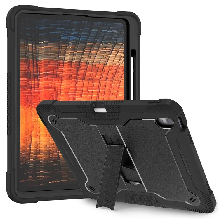For iPad Air 13 (2024) Case Kickstand Silicone + PC Tablet Cover High-Impact Shockproof