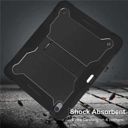 For iPad Air 13 (2024) Case Kickstand Silicone + PC Tablet Cover High-Impact Shockproof