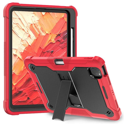For iPad Pro 11 (2024) Case Hard PC and Soft Silicone Tablet Cover with Bracket Kickstand