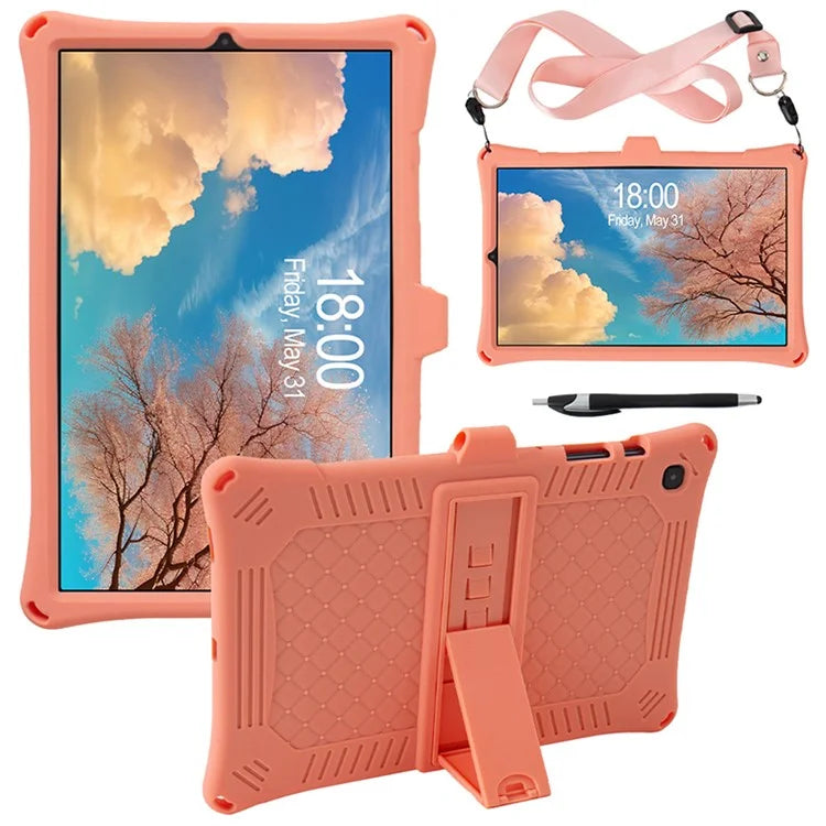 For Samsung Galaxy Tab S6 Lite (2020) / (2022) / (2024) Case PC+Silicone Tablet Cover with Stylus