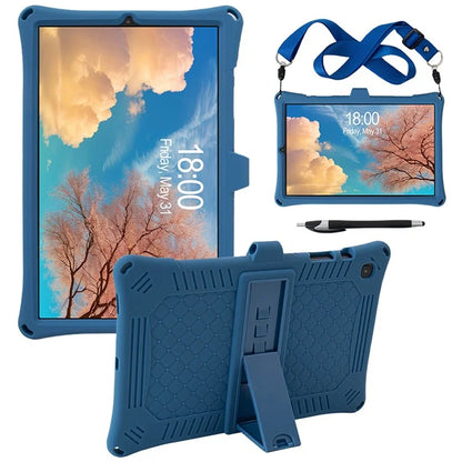 For Samsung Galaxy Tab S6 Lite (2020) / (2022) / (2024) Case PC+Silicone Tablet Cover with Stylus