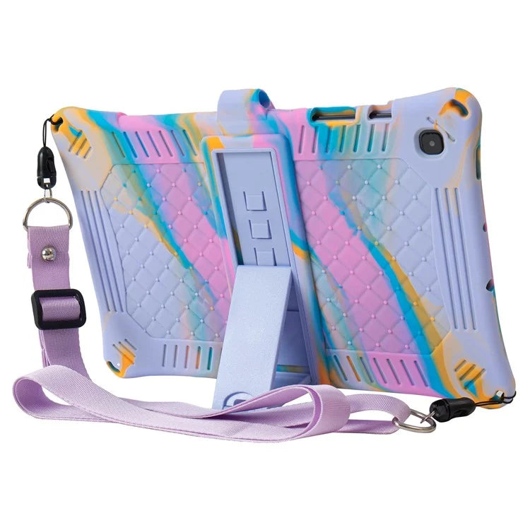 For Samsung Galaxy Tab S6 Lite (2020) / (2022) / (2024) Case PC+Silicone Tablet Cover with Stylus