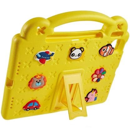 For iPad Air 11 (2024) Case Cartoon Patterns EVA Tablet Cover with Kickstand