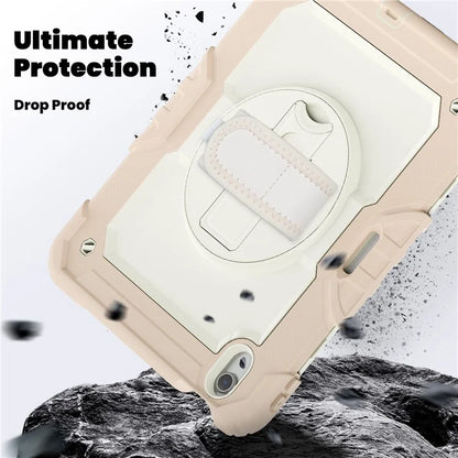 For iPad Air 11 (2024) Case PC+Silicone Kickstand Tablet Cover with Screen Protector