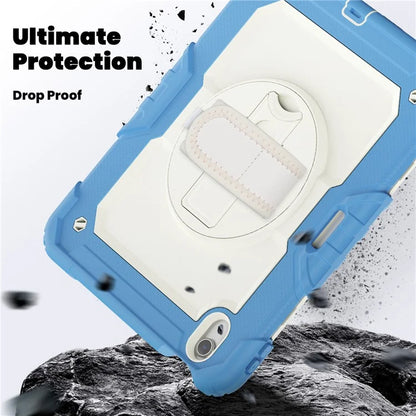 For iPad Air 11 (2024) Case PC+Silicone Kickstand Tablet Cover with Screen Protector