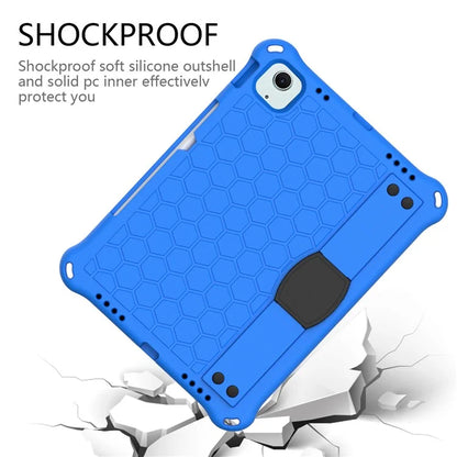 For iPad Air 11 (2024) Case EVA Honeycomb Texture Tablet Cover with Hand Strap / Shoulder Strap