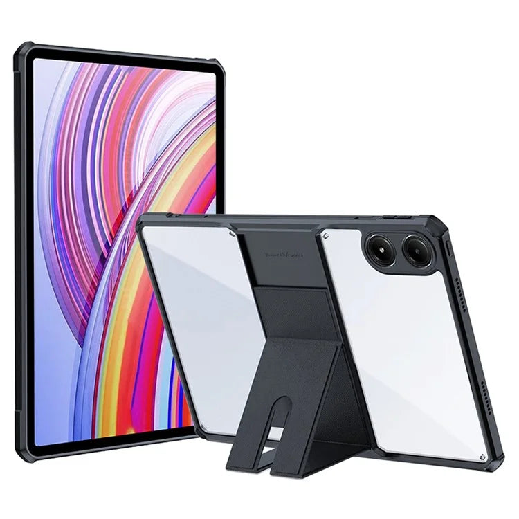 XUNDD For Xiaomi Redmi Pad Pro / Redmi Pad Pro 5G / Poco Pad Case TPU + PC Tablet Cover with Leather Kickstand