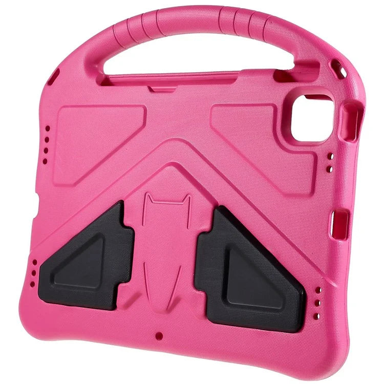 For iPad Pro 11 (2024) EVA Case Children Friendly Kickstand Handle Tablet Cover