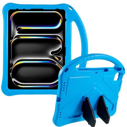 For iPad Pro 11 (2024) EVA Case Children Friendly Kickstand Handle Tablet Cover