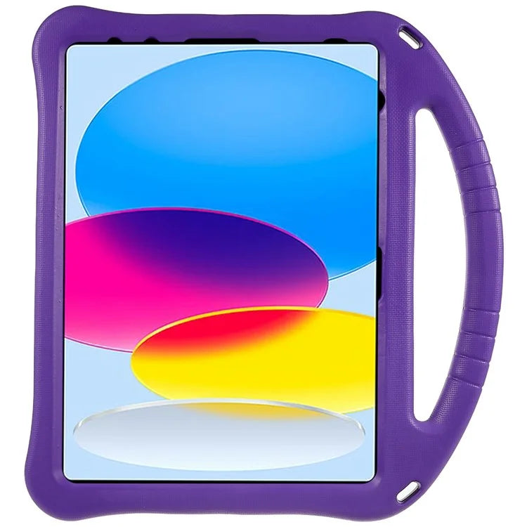 For iPad Air 11 (2024) Case Kids EVA Shockproof Tablet Cover with Kickstand Handle
