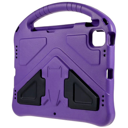 For iPad Air 11 (2024) Case Kids EVA Shockproof Tablet Cover with Kickstand Handle