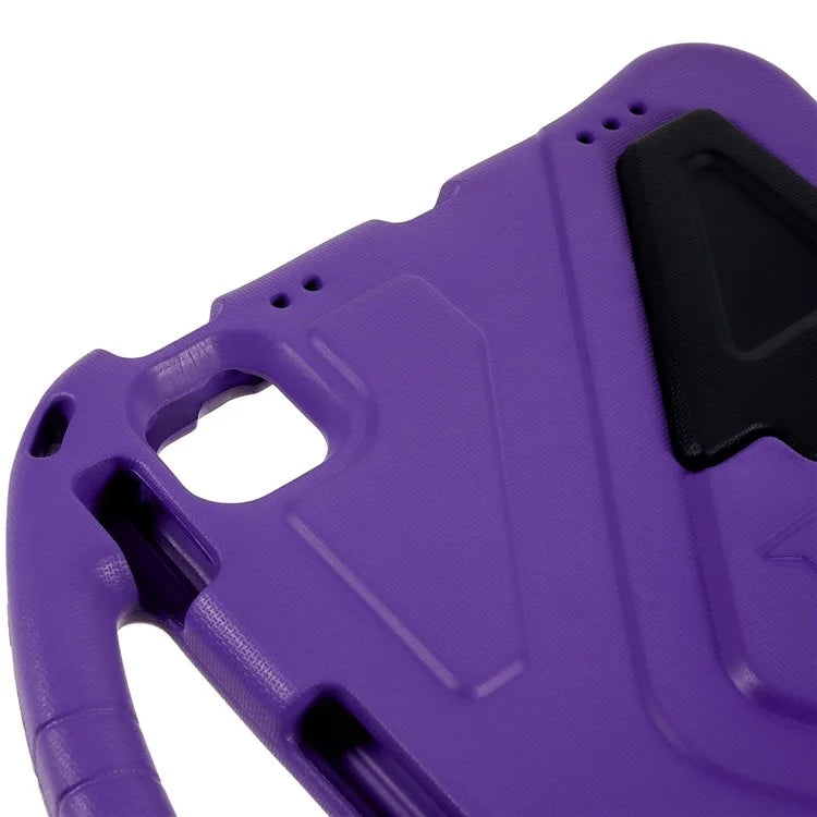 For iPad Air 11 (2024) Case Kids EVA Shockproof Tablet Cover with Kickstand Handle