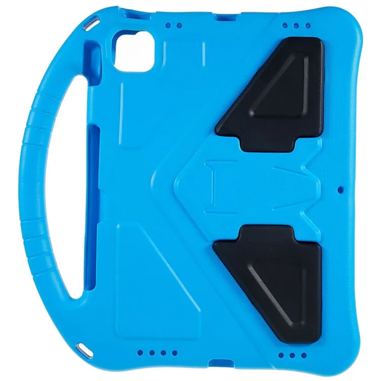 For iPad Air 11 (2024) Case Kids EVA Shockproof Tablet Cover with Kickstand Handle
