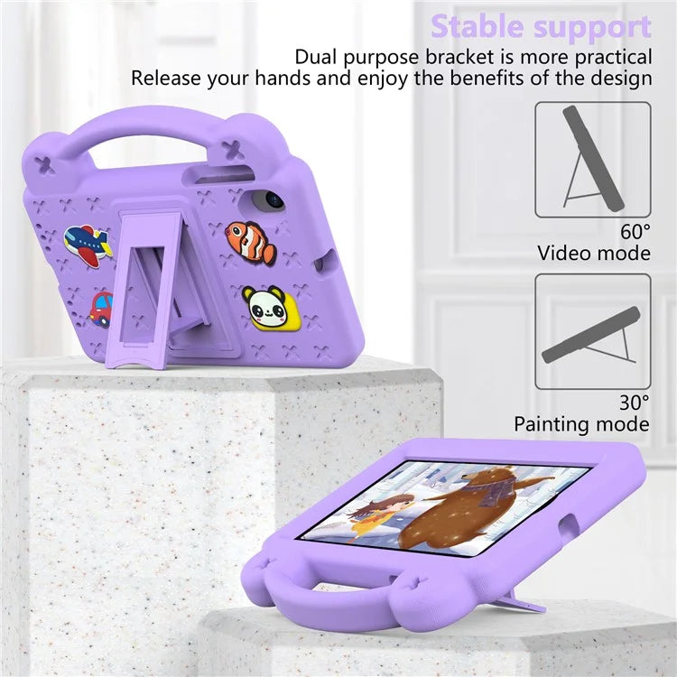 For Walmart Onn 7" Tablet Gen 4 (2024) Case Cartoon Patterns EVA Tablet Cover with Kickstand