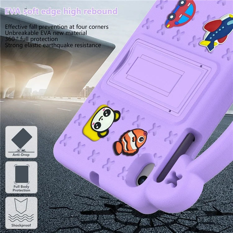 For Walmart Onn 7" Tablet Gen 4 (2024) Case Cartoon Patterns EVA Tablet Cover with Kickstand