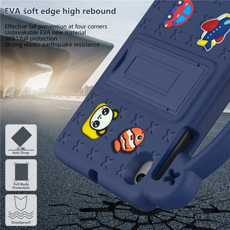 For Walmart Onn 7" Tablet Gen 4 (2024) Case Cartoon Patterns EVA Tablet Cover with Kickstand