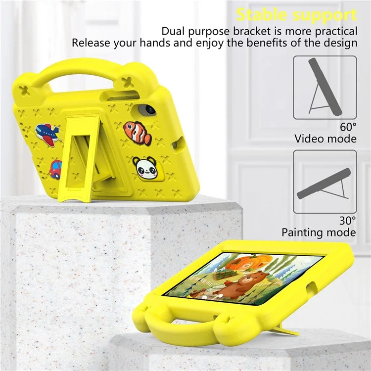 For Walmart Onn 7" Tablet Gen 4 (2024) Case Cartoon Patterns EVA Tablet Cover with Kickstand