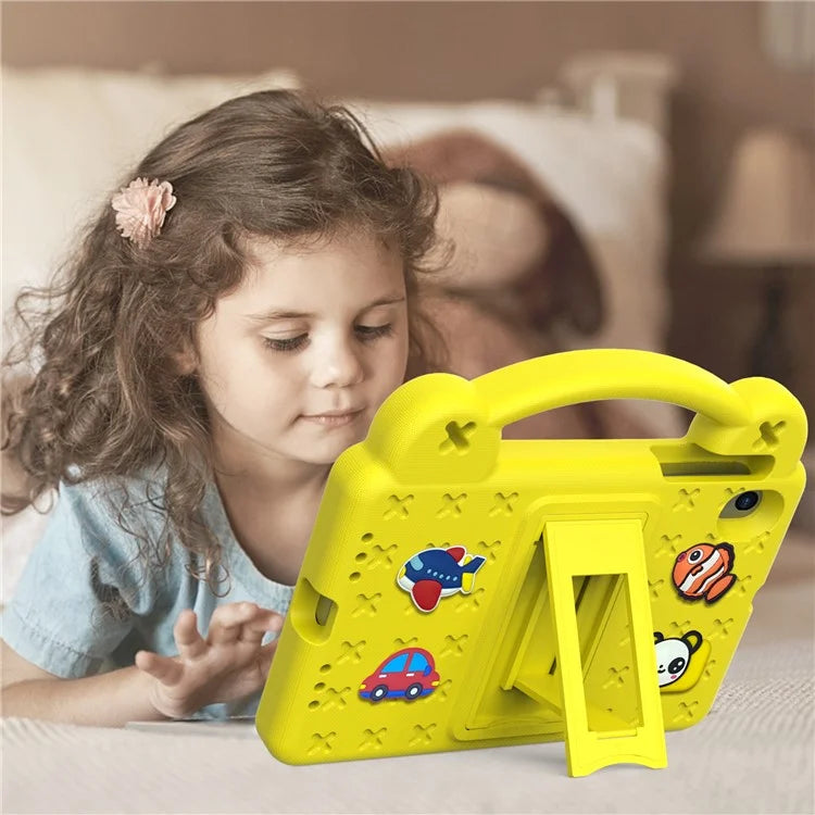 For Walmart Onn 7" Tablet Gen 4 (2024) Case Cartoon Patterns EVA Tablet Cover with Kickstand