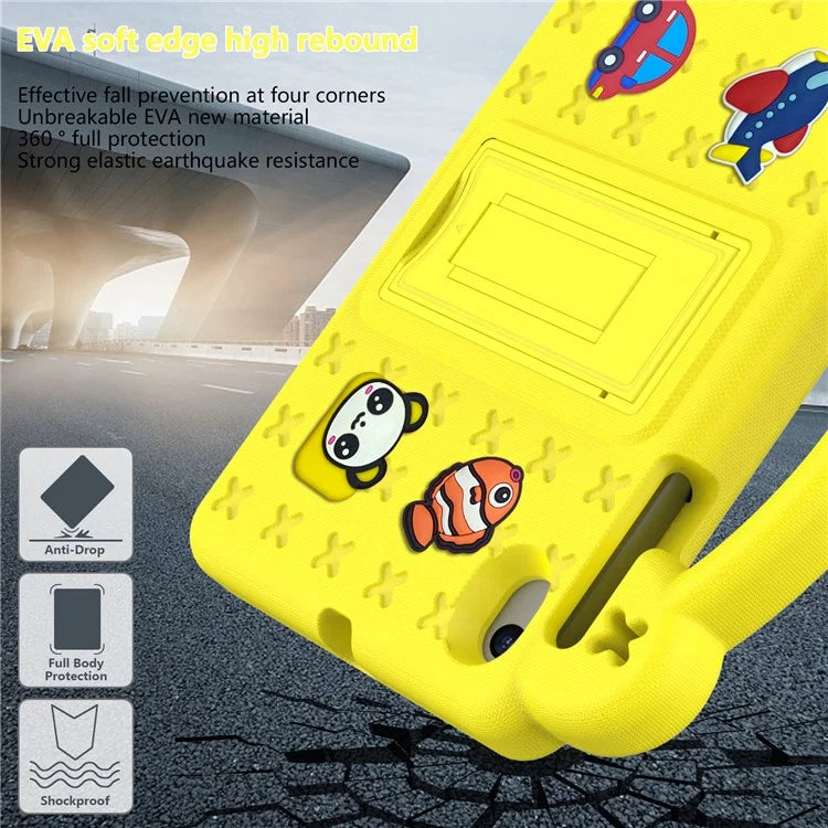 For Walmart Onn 7" Tablet Gen 4 (2024) Case Cartoon Patterns EVA Tablet Cover with Kickstand