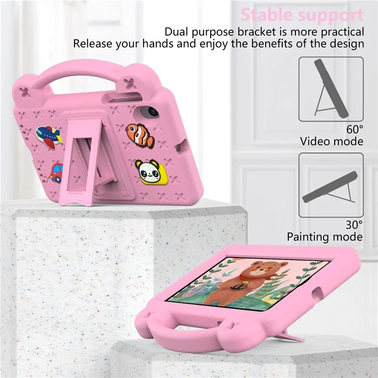 For Walmart Onn 7" Tablet Gen 4 (2024) Case Cartoon Patterns EVA Tablet Cover with Kickstand