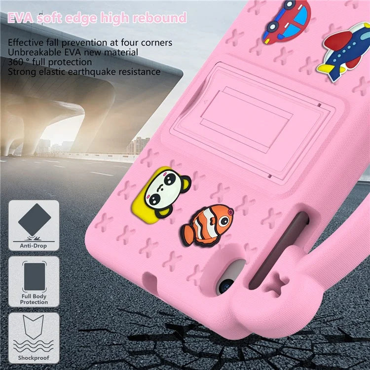 For Walmart Onn 7" Tablet Gen 4 (2024) Case Cartoon Patterns EVA Tablet Cover with Kickstand