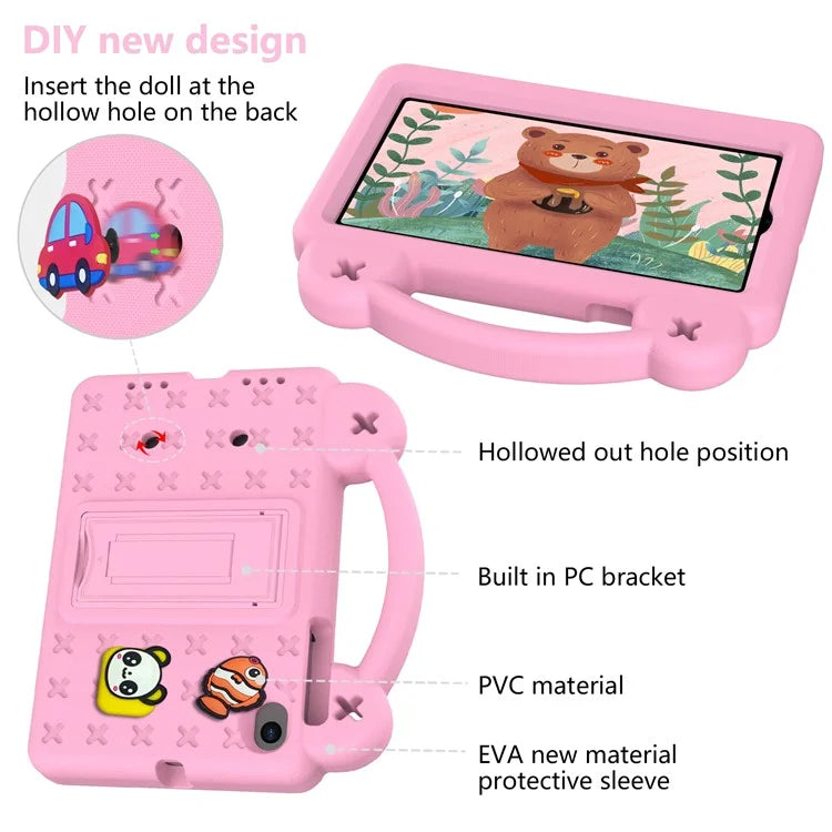 For Walmart Onn 7" Tablet Gen 4 (2024) Case Cartoon Patterns EVA Tablet Cover with Kickstand