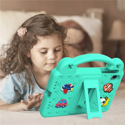 For Walmart Onn 7" Tablet Gen 4 (2024) Case Cartoon Patterns EVA Tablet Cover with Kickstand