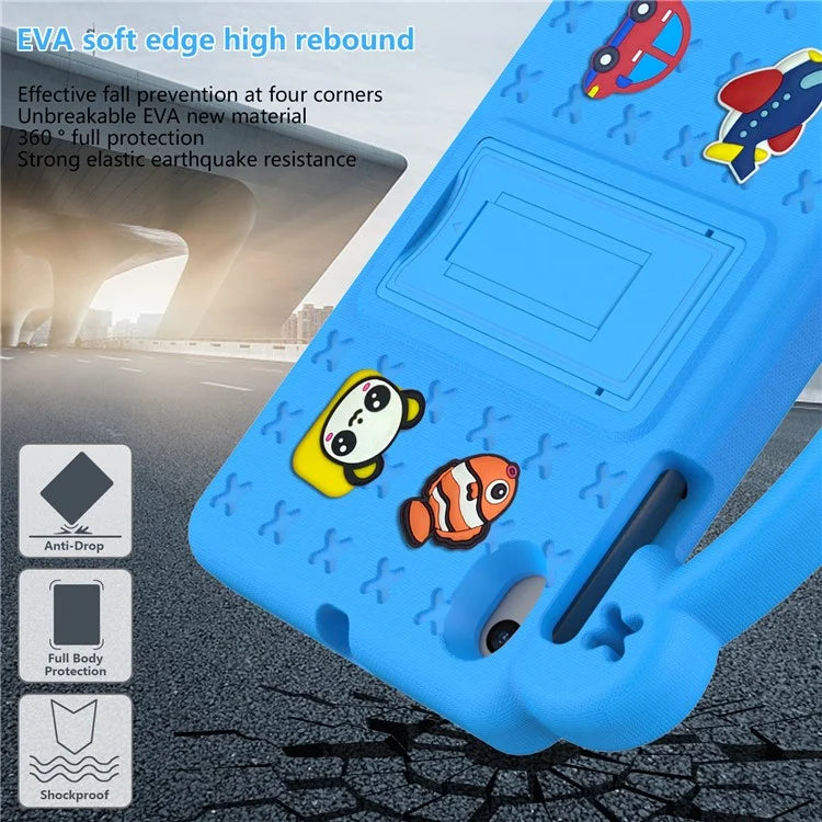 For Walmart Onn 7" Tablet Gen 4 (2024) Case Cartoon Patterns EVA Tablet Cover with Kickstand