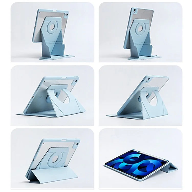For iPad Air 11 (2024) Rotate Case Magnetic Detachable Leather Tablet Cover
