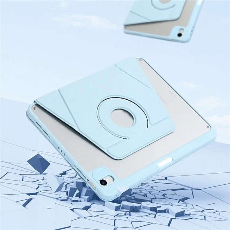 For iPad Air 11 (2024) Rotate Case Magnetic Detachable Leather Tablet Cover