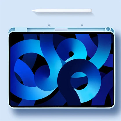 For iPad Air 13 (2024) Case Leather Magnetic Detachable Smart Tablet Cover Rotation Foldable Stand