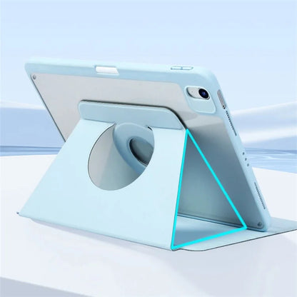 For iPad Air 13 (2024) Case Leather Magnetic Detachable Smart Tablet Cover Rotation Foldable Stand