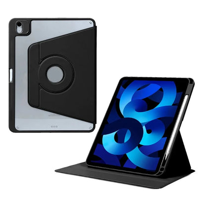 For iPad Air 13 (2024) Case Leather Magnetic Detachable Smart Tablet Cover Rotation Foldable Stand
