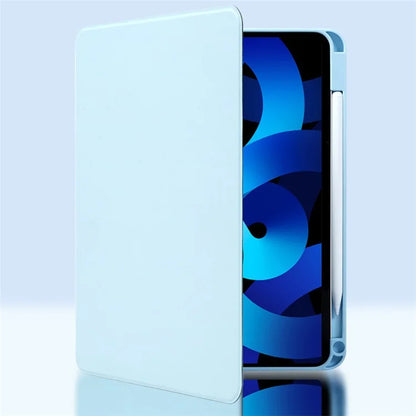 For iPad Air 11 (2024) Detachable Case PC+TPU+Leather Stand Tablet Cover