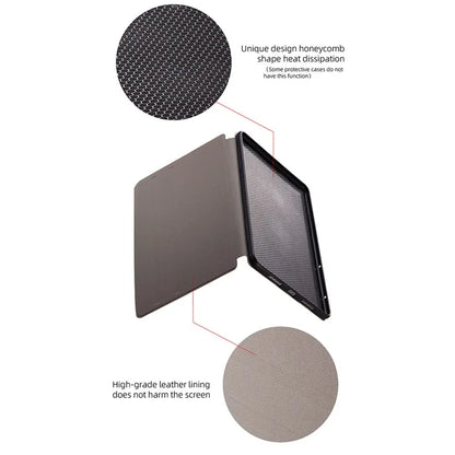 For iPad Pro 11 (2024) Case Starry Sky Pattern PU Leather Stand Tablet Cover