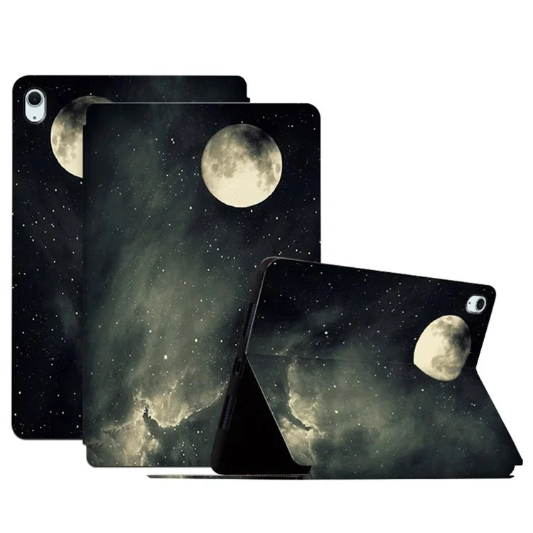 For iPad Air 11 (2024) / iPad Air (2022) / (2020) Case Stand Leather Tablet Cover Starry Sky