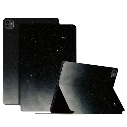 For iPad Pro 11 (2024) Case Pattern Print PU Leather Tablet Flip Cover