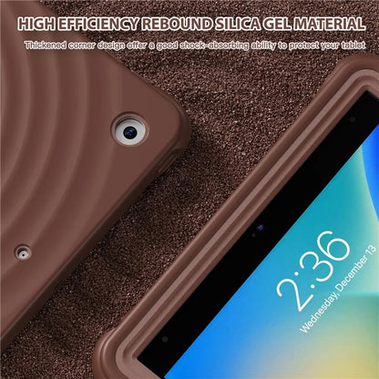 For iPad 10.2 (2021) / (2019) / (2020) Case Hand Strap Kickstand PC+Silicone+TPU Tablet Cover